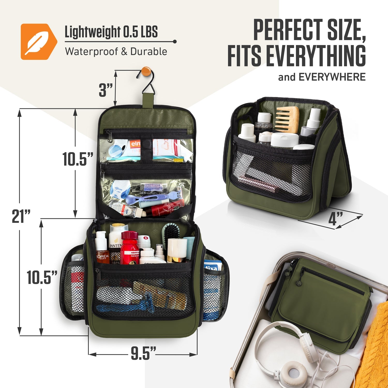 Hanging Travel Toiletry Bag